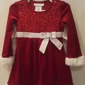 Crushed velvet dress